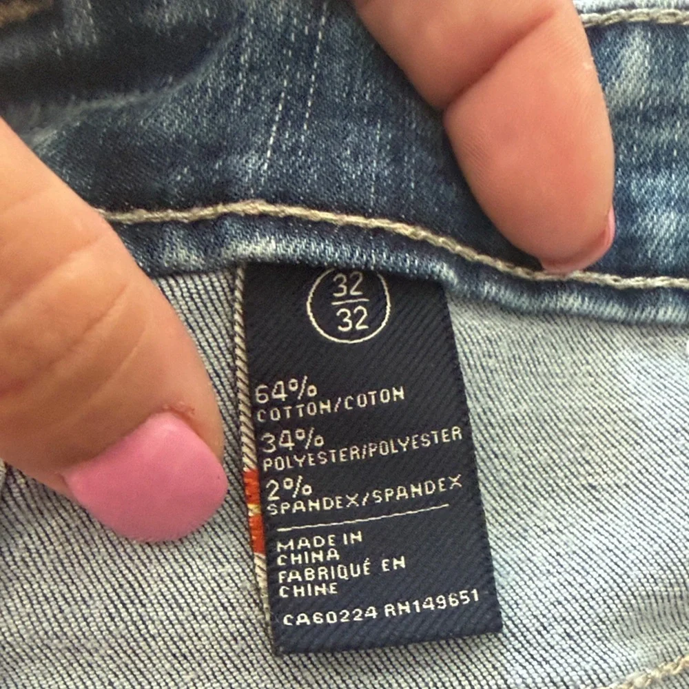 Buffalo David Bitton Straight Leg Denim Jeans. Sz 32/32